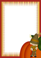 Fall / Autumn A4 Stationery Template Free Downloadables