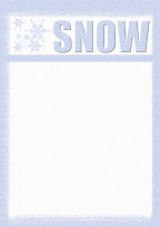 free A4 format winter stationery digital downloads let it snow winter wonderland bells ringing 