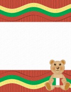 free bear downloads mexican flag colors