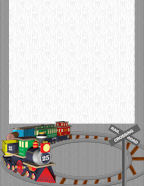 train themed children imagine fun