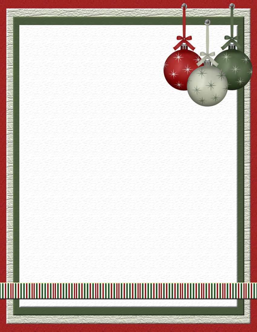 free christmas stationery clipart - photo #49