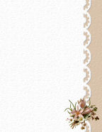 flowers and lace weddings decorated peach and white