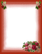 pink and red flower basket clipart themed
