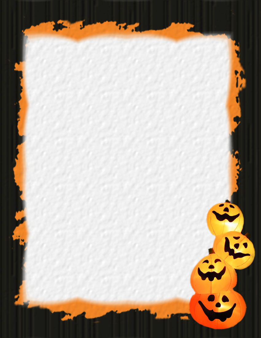 Word Template Halloween Word Template Halloween