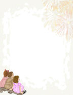childrens fireworks display patriotic holidays