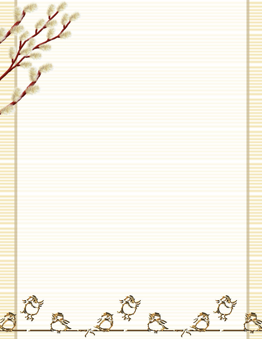 Free Printable Spring Stationery