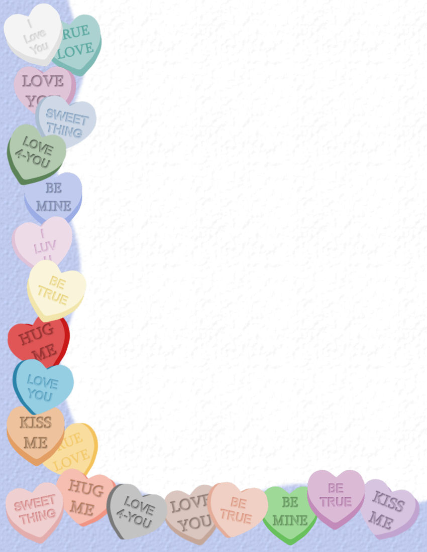 Valentines Day Stationery Theme Page 3