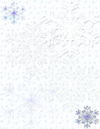 free snowflake winter stationery for letters or scrapbooks